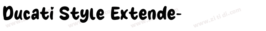 Ducati Style Extende字体转换
